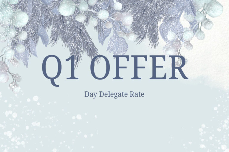 Q1 2026 Day Delegate rate